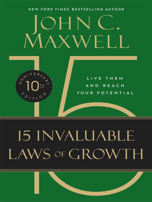 Title details for The 15 Invaluable Laws of Growth by John C. Maxwell - Wait list